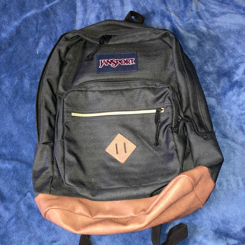 Jansport Black and Brown Backback